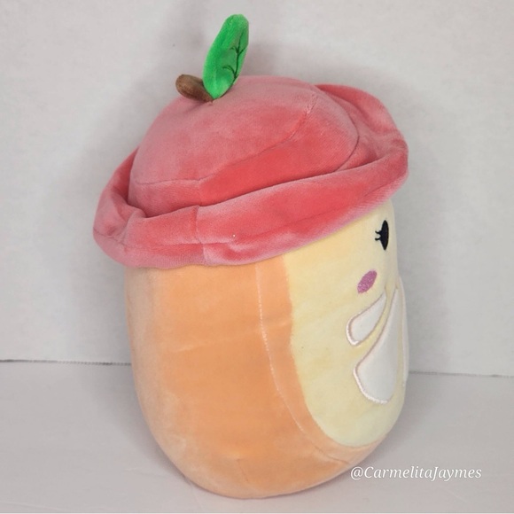 CELIA 🍊 Orange With Bucket Hat FTM Original Squishmallow By Kellytoy NWT - Picture 6 of 8